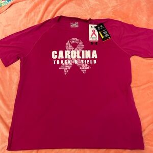 NWT. USC gamecocks breast cancer track and field shirt